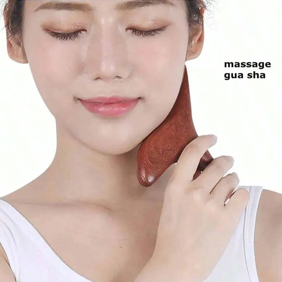 Professionals Mahogany Triangular Face Hand Foot Massage Stick Trigger Point Acupuncture Reflexology Cellulite Muscle Relax